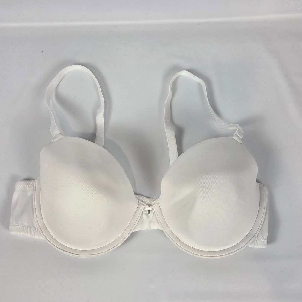 Maidenform White Underwire Bra 38B Minimalist Everyday Basic MBT841